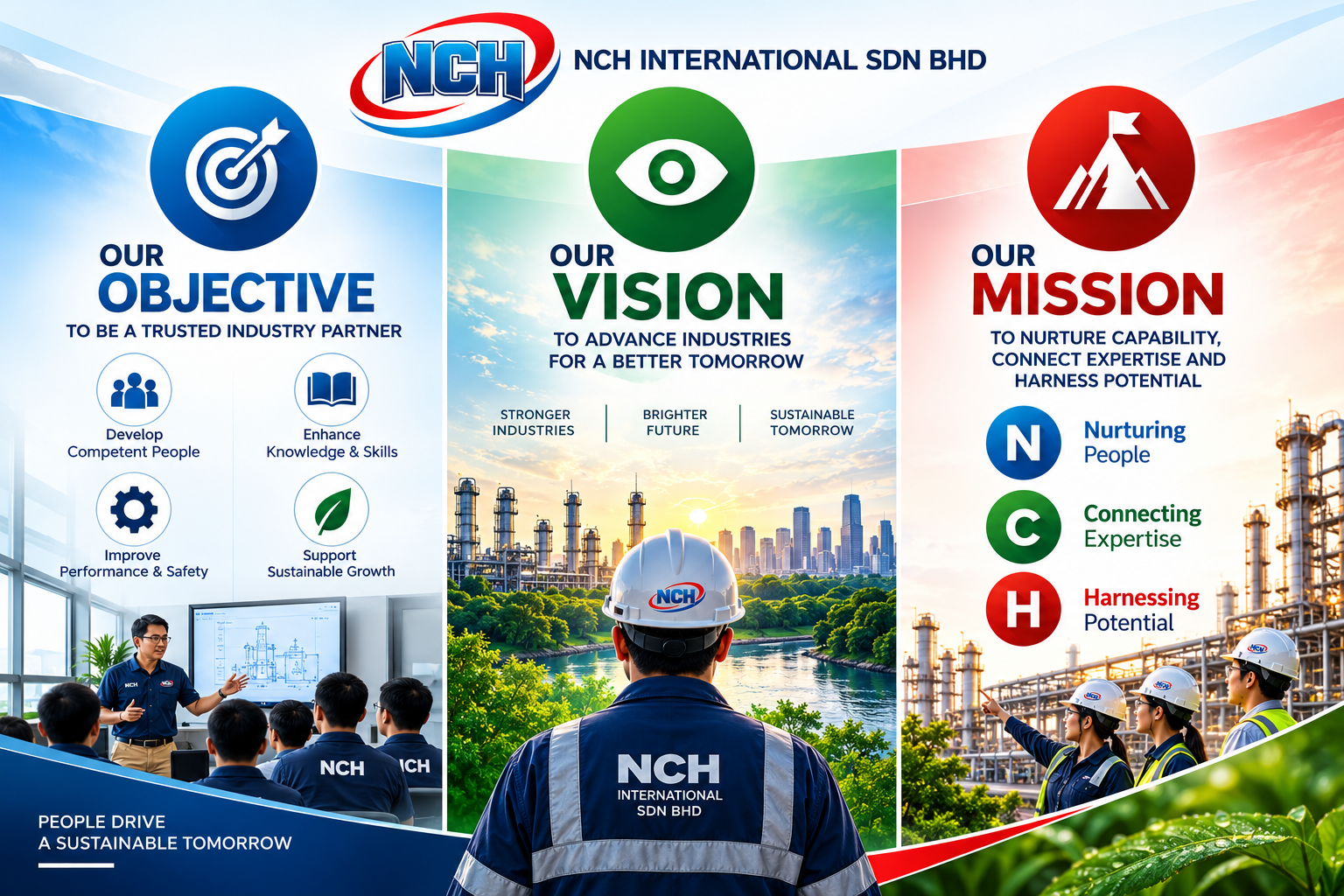 NCH - OBJECTIVE , VISION & MISSION